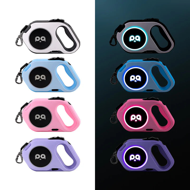 Smart LED Pet Lead Auto Reel Leash