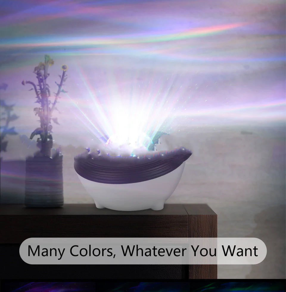 Smart Voice-Activated Aurora Projector Light