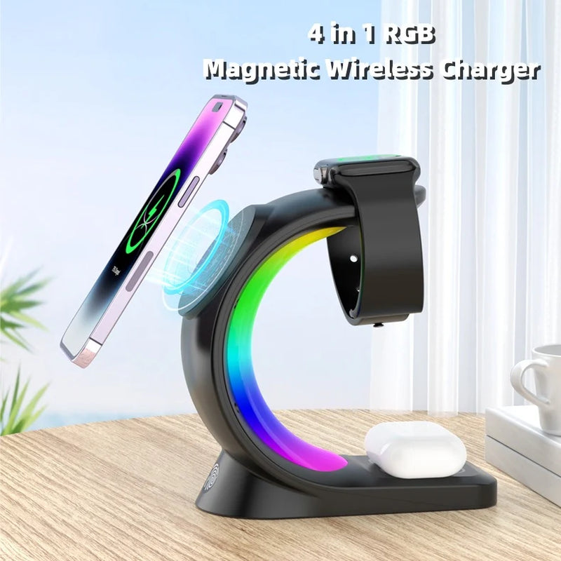 4 in 1 Magnetic Wireless Charger