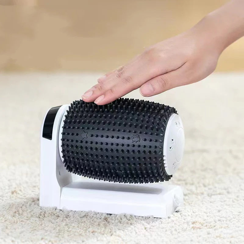 Pet Self-Cleaning Wall Brush Gentle Corner Scratcher Auto Grooming Tool