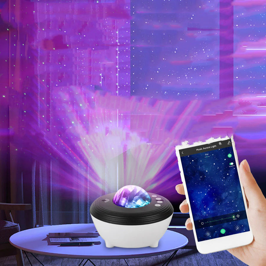 Smart Voice-Activated Aurora Projector Light