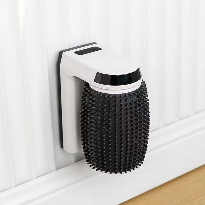 Pet Self-Cleaning Wall Brush Gentle Corner Scratcher Auto Grooming Tool