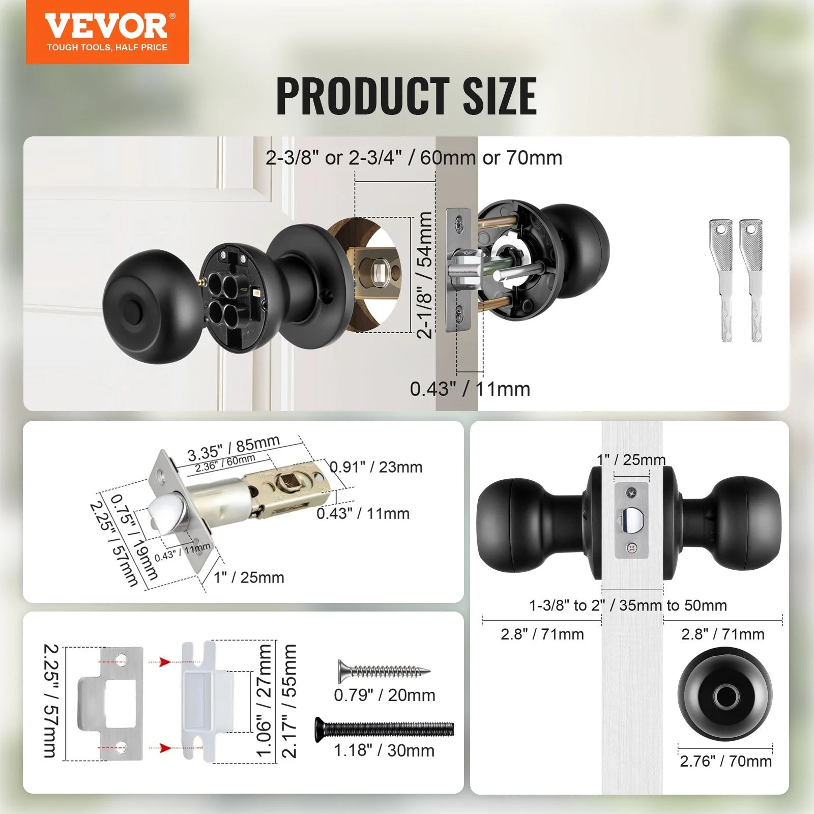 VEVOR Smart Door Knob