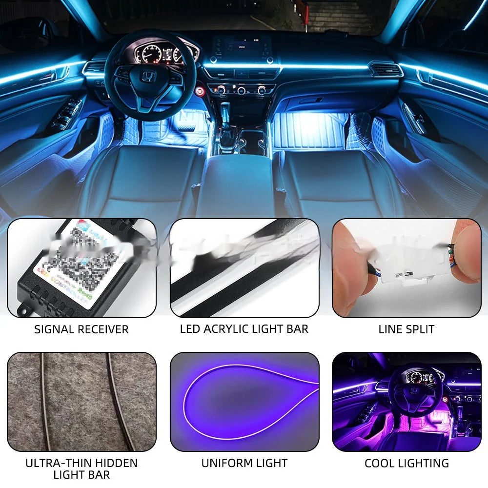 Auto Glow Drive Hue Veil Secret Cabin Mood Lights