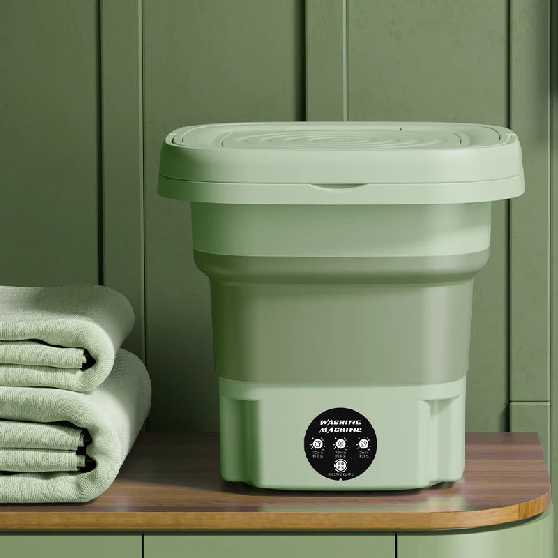 Compact Collapsible Laundry Machine