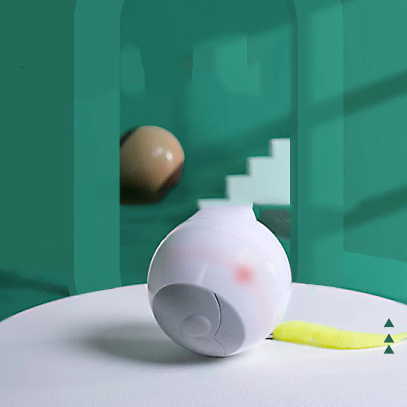 Glowing Auto Playful Kitty Spinning Orb