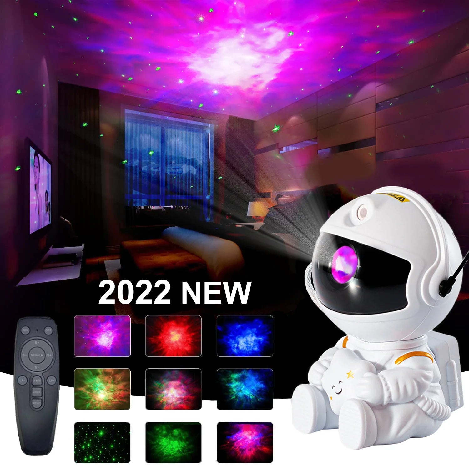 Astronaut Star Projector Starry Sky Galaxy Lamp Night Light